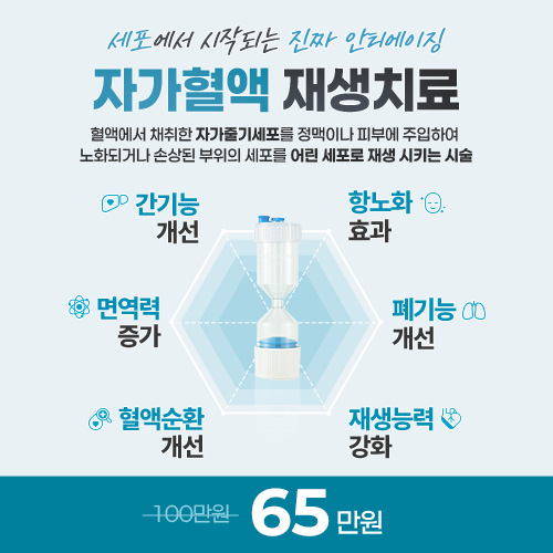자가혈액 재생치료